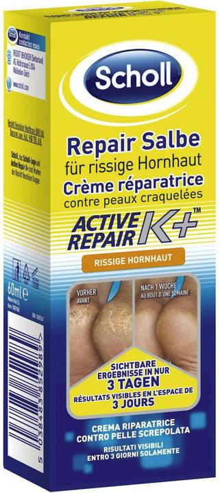 Scholl Repair ointment for cracked cornea (Foot cream & foot gel, 60 ml)