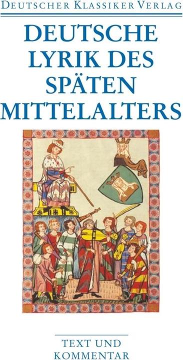 Produktbild Deutsche Lyrik des späten Mittelalters (Deutsch, Burghart Wachinger, 2010)