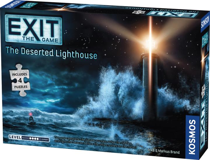 Thames & Kosmos EXIT: The Deserted Lighthouse (with Jigsaw Puzzle) Brettspiel Strategie (Englisch, 1 - 4 Spieler)