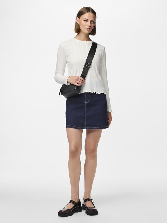 Produktbild Pieces Pcmarie Ls O-Neck Poin Top Jrs Noos Bc (L)