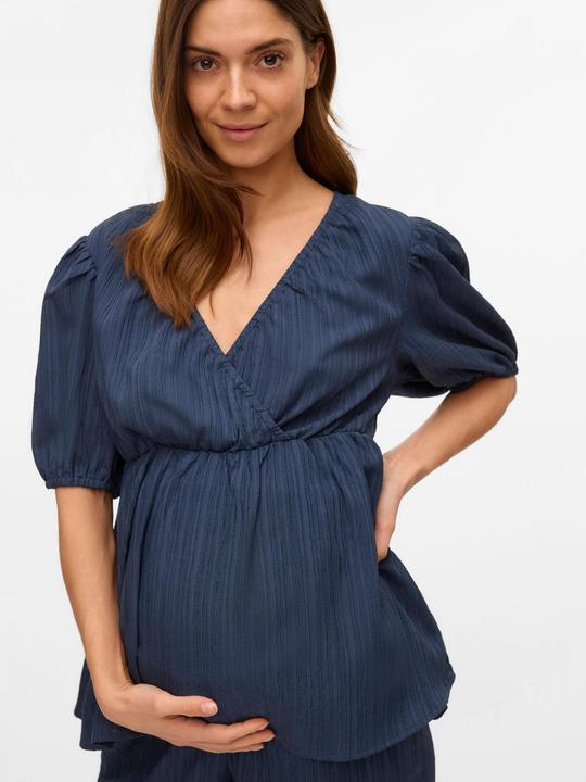 Produktbild Mamalicious Normal geschnitten Rundhals Top Bluse (M)