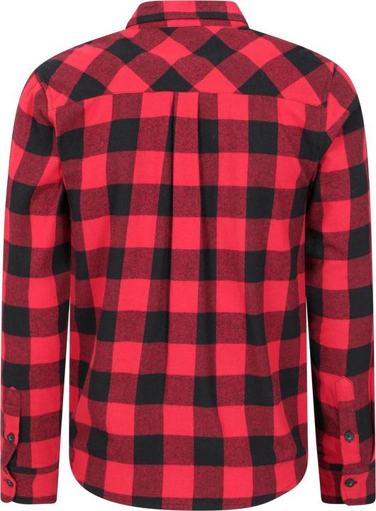 Actual product image Mountain Warehouse Mens Trace Flannel Long-Sleeved Shirt (XXS)