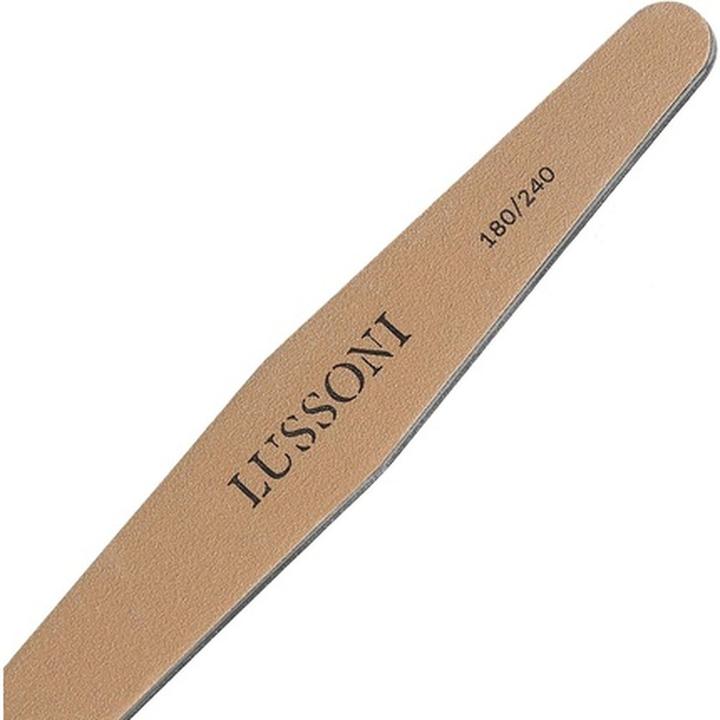 Produktbild Tools for Beauty T4B Lussoni Premium Trapezoid Nail Files 180/240 Grit - Pack of 10