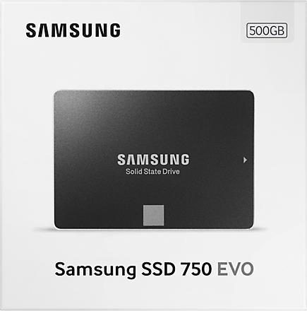 Produktbild Samsung 750 EVO Basic (500 GB, 2.5")