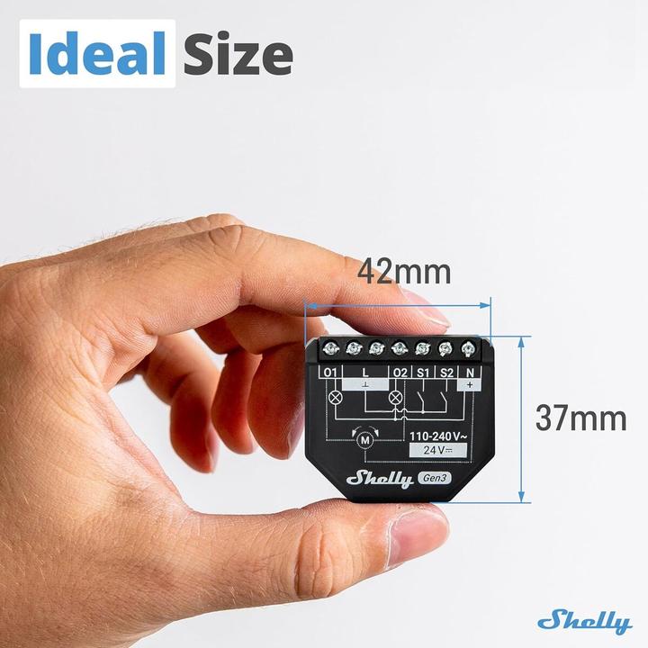 Actual product image Shelly 2PM Gen3 (Switch actuator)