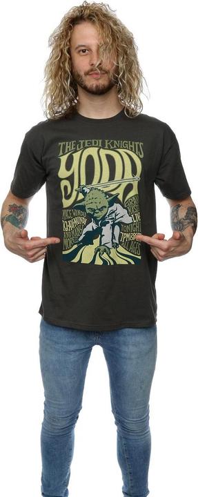 Produktbild Star Wars Yoda Rock Poster TShirt (L)