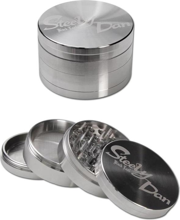Black Leaf Steely Dan Edelstahl Grinder 4-teilig