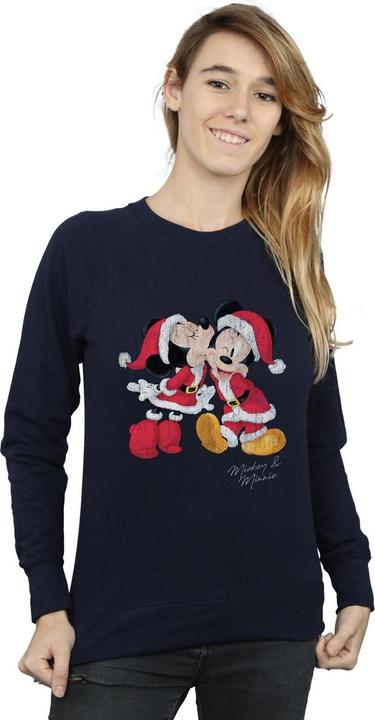 Image du produit Disney - Sweat MICKEY AND MINNIE CHRISTMAS KISS - Femme (XL)