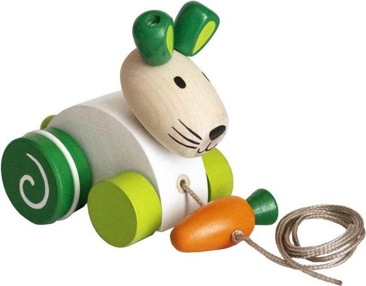 Detoa Hase mit Karotte - Nachziehspielzeug