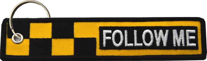 Image du produit Pinex Porte-clés Follow me. 138mm x 30mm brodé