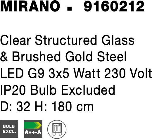 Productafbeelding Nova Luce Mirano (G9)