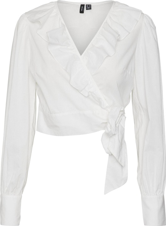Image du produit Vero Moda Vmnoajane Ls Cropped Wrap Top Top (S)