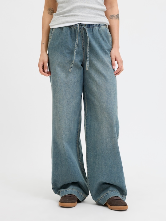 Produktbild JJXX JXTUVA LOOSE MW DENIM PANT DNM Weit geschnitten (XS)
