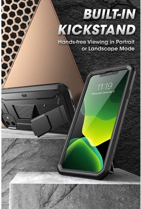 Actual product image Supcase UNICORN BEETLE PRO Armored case for iPhone 11 black (Apple iPhone 11)