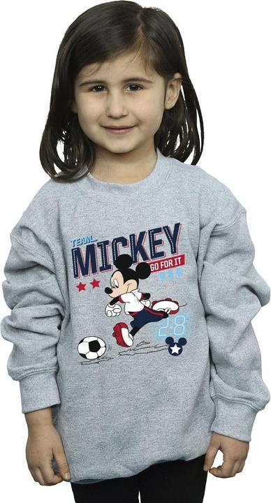 Immagine prodotto Disney Mickey Mouse Team Mickey Football Felpa Ragazze (140, 146)