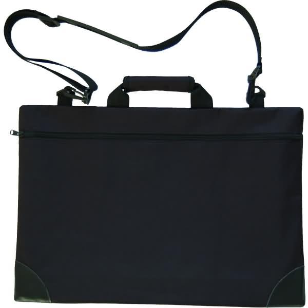 Rumold, Handtasche, Mesh bag Tasche mit Schultergurt Nylon A2 schwarz, Schwarz