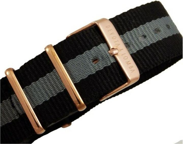 Actual product image Devota & Lomba Men's watch DL008MSPBK-GR-03BLACK (Ø 42 mm) (42 mm)