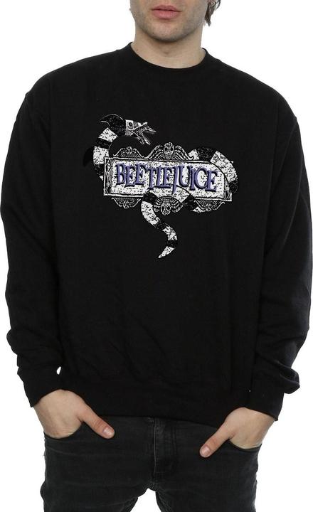 Image du produit Beetlejuice Sweat-shirt en coton avec logo Sandworm pour hommes (M)