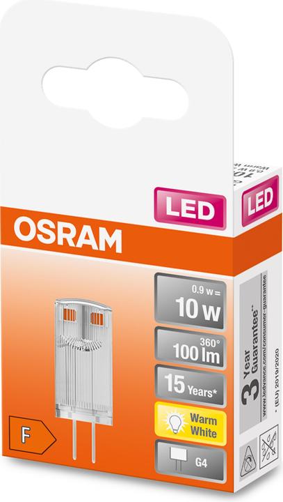 Actual product image Osram Pin (G4, 0.90 W, 100 lm, 1 x, F, G)