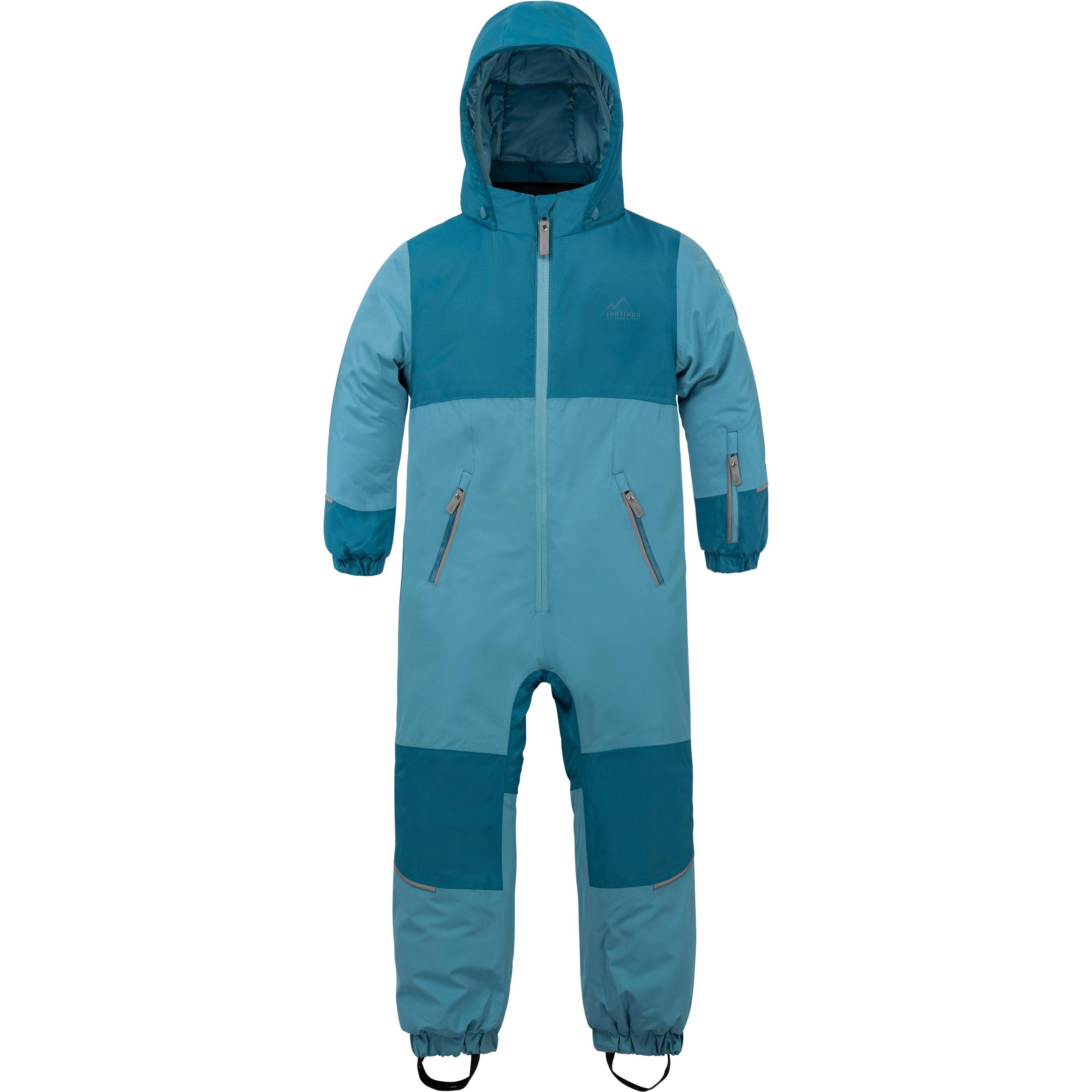 Normani, Herren, Strampler, Kinder Winter Overall „Kular“, Blau, (116)