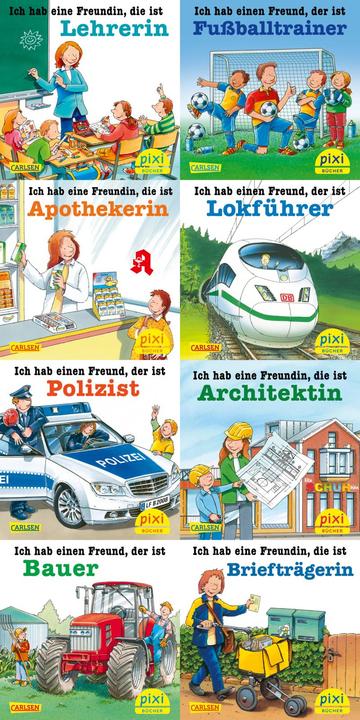 Pixi-8er-Set 281: Tolle Berufe bei Pixi (8x1 Exemplar), 8 Teile (Deutsch, Diverse)