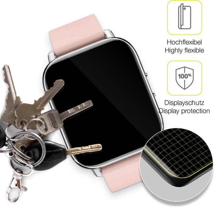 Produktbild Dipos Displayschutzfolie Full-Cover 3D (Togala Smartwatch)