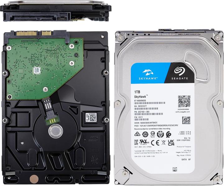 Produktbild Seagate Interne Festplatte SkyHawk HDD 1 TB CCTV ST1000VX005 (1 TB)