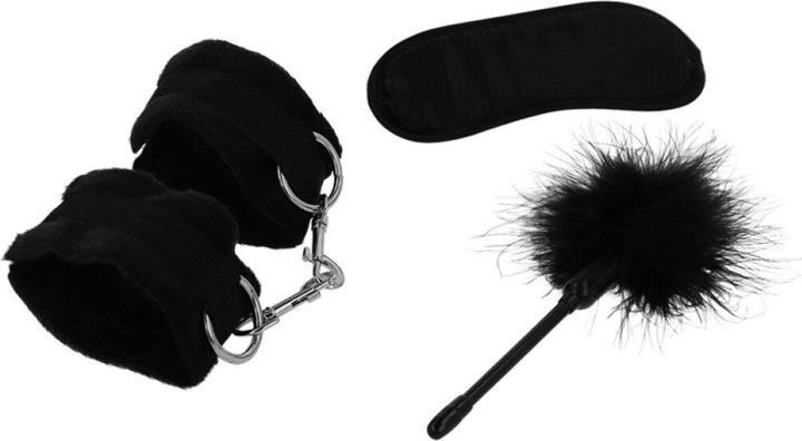 Actual product image Intense Fetish Set Erótico 2 Con Esposas, Antifaz Y Plumero