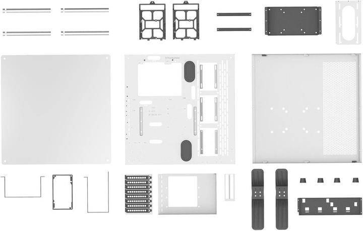Actual product image Thermaltake Core P3 Snow Edition (ATX, mATX)