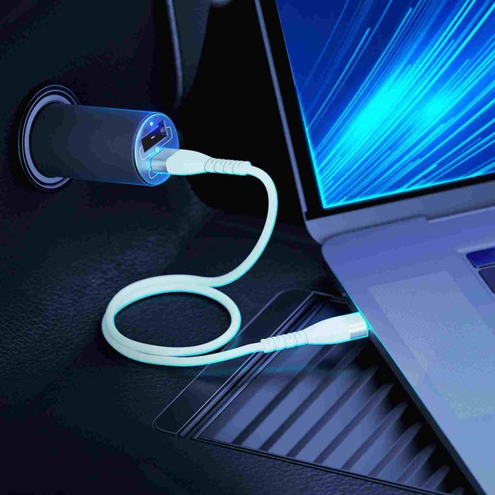 Image du produit 3MK Chargeur de voiture Hyper 100W / DC12-24 / USB-C+USB-A