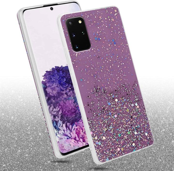 Actual product image Cadorabo TPU cover sparkling glitter (Samsung Galaxy S20+)