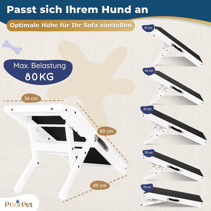 Actual product image Priopret Klappbare Hunderampe (Dog, Foldable)