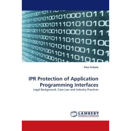IPR Protection of Application Programming Interfaces, Fachbücher