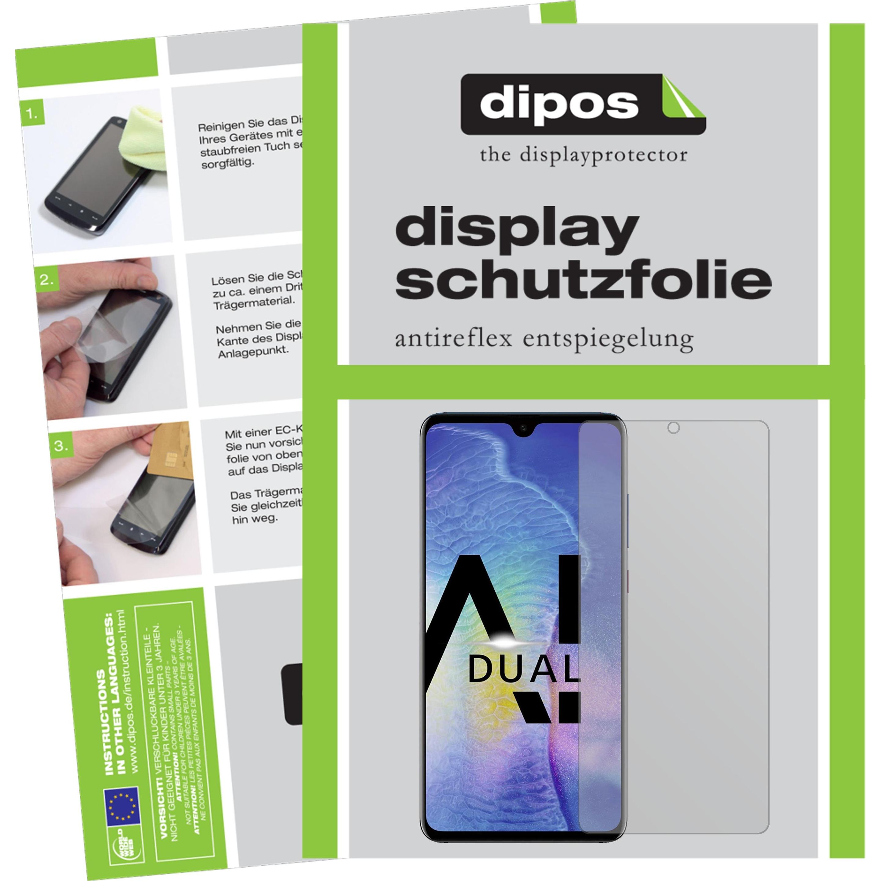 Thumbnail - Dipos Displayschutzfolie Antireflex (5 Stück, Huawei Mate 20), Smartphone Schutzfolie, Transparent