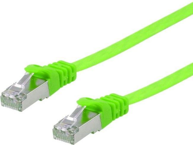Actual product image equip Cat. U/FTP Flat Patch Cable (U/FTP, CAT6a, 1 m)