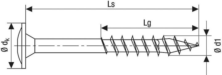 Produktbild Spax Tellerkopf T-Star Plus T40 Teilgewinde 4cut Wirox (50 Schrauben pro Stück)