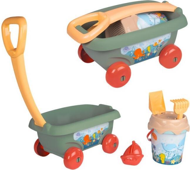 Produktbild Smoby Life Handwagen mit Eimergarnitur