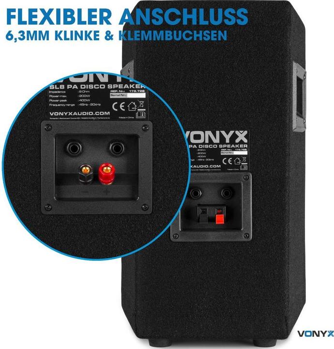 Immagine prodotto Vonyx SL6 (Passivo, 1x 150 W)