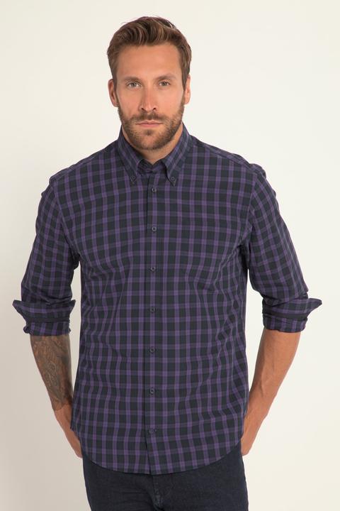 Actual product image JP1880 Karohemd, Langarm, Buttondown-Kragen, Modern Fit (3XL)