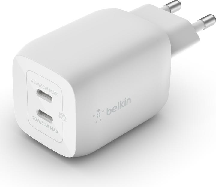 Image du produit Belkin Boost Charge Pro 2-Port GaN Charger (65 W)