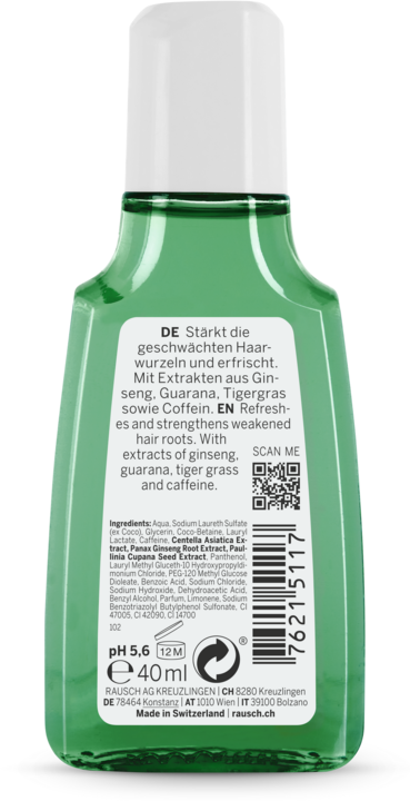 Produktbild Rausch Coffein-Shampoo mit Ginseng (40 ml, Flüssiges Shampoo)