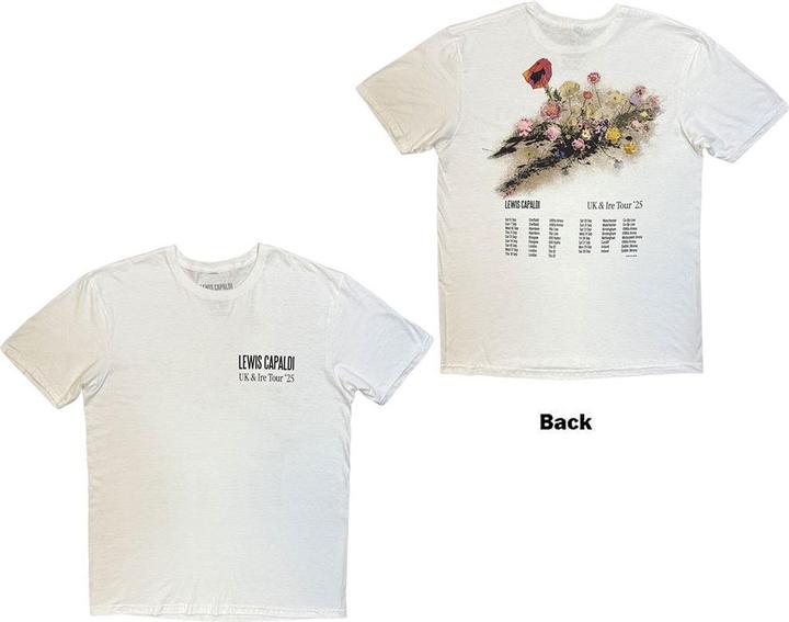 Lewis Capaldi Flowers UK Tour 25 Back Print (S)