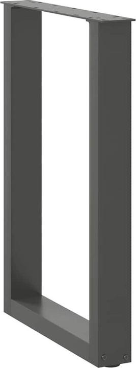 Immagine prodotto vidaXL Gambe per tavolino a U 2 pz. Gamba del tavolo in acciaio antracite 50x(72-73) cm