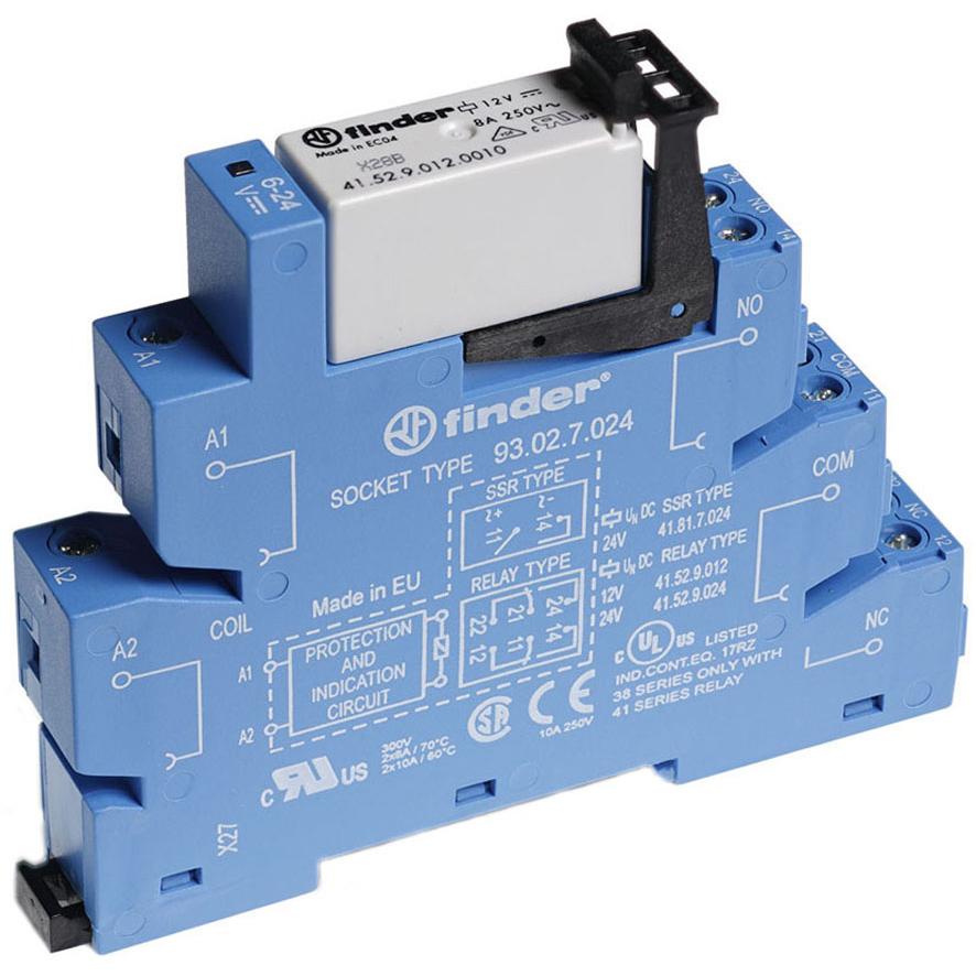 Finder Koppelrelais 8A 110VAC/DC Serie 38, Relais