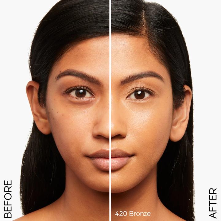 Actual product image Shiseido Synchro Skin Radiant Lifting Foundation 420 Bronze - 30ml (Bronze)