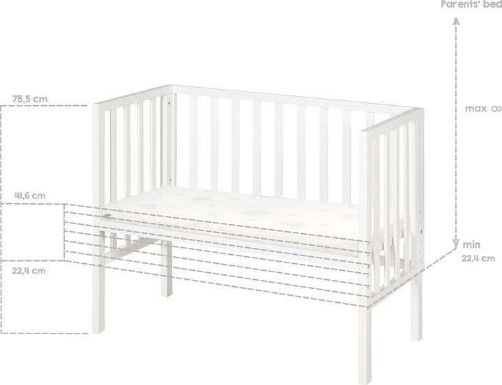 Produktbild Roba Beistellbett + Matratze