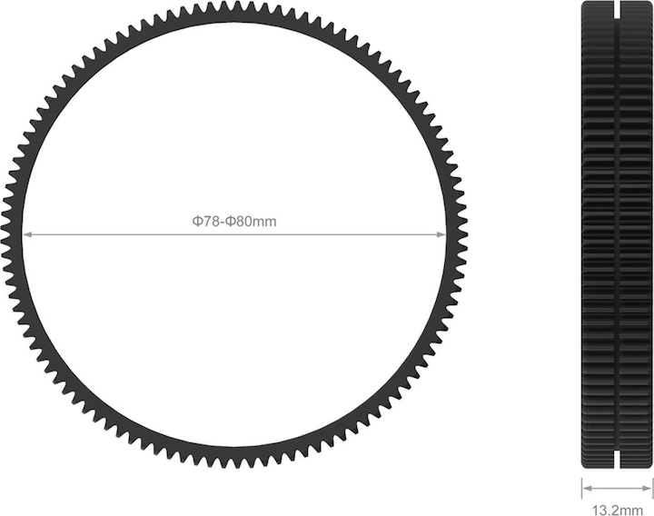 Image du produit SmallRig 78- 80 Seamless Focus Gear Ring 3295