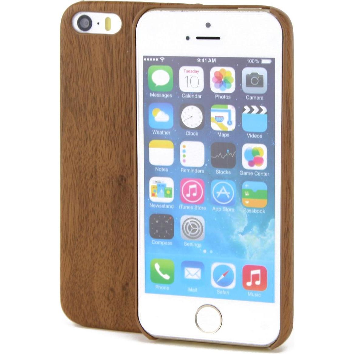 König Design Apple iPhone 8 Plus TPU Handy Hülle Holz Optik Schutz Case Eiche Cover Etuis Neu (Apple iPhone 8 Plus), Sma...