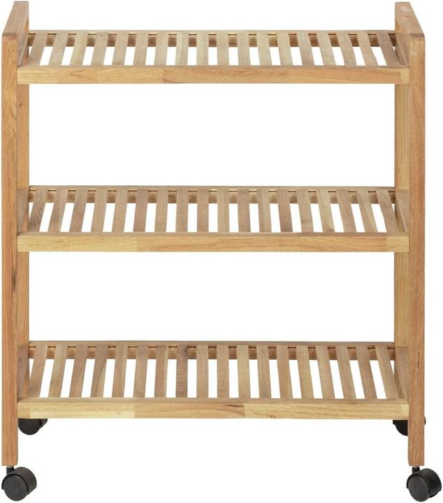 Actual product image Wenko Shelf trolley Norway brown 65.0 x 31.0 x 72.0 cm (65 x 31 x 72 cm)