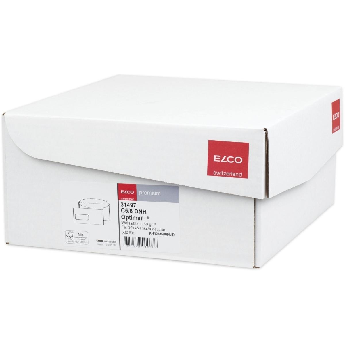 Thumbnail - Elco, Briefumschlag, Briefcouvert - PREMIUM OPTIMAIL (C5, C6, 500 x)